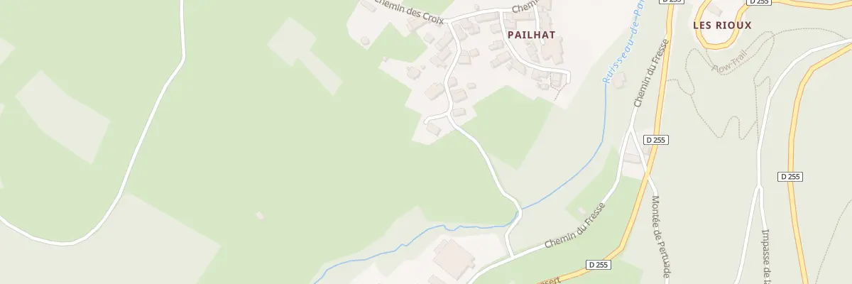 Plan du 5848 Pailhat à Job