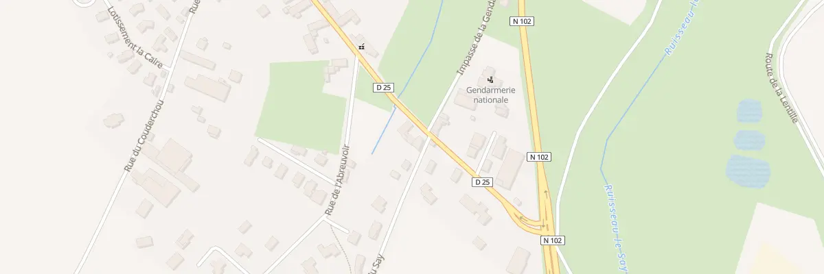 Plan du 9008 Rte du Puy à Loudes