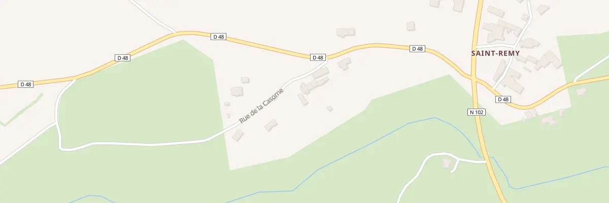 Plan du 9 Rue de la Casorne à Vergezac