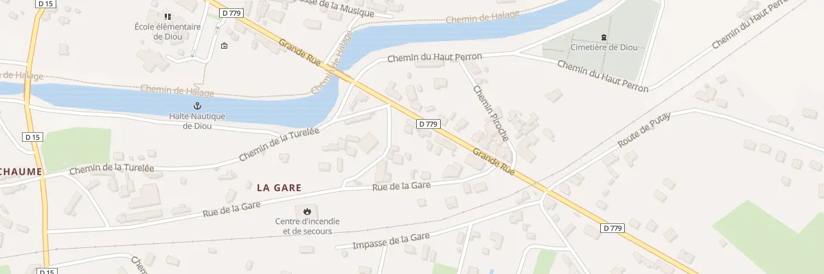 Plan du 11 Grande Rue à Diou
