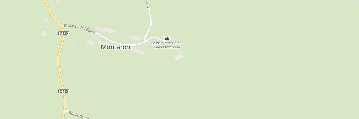 Plan du 16 Imp de l’Église à Montaron