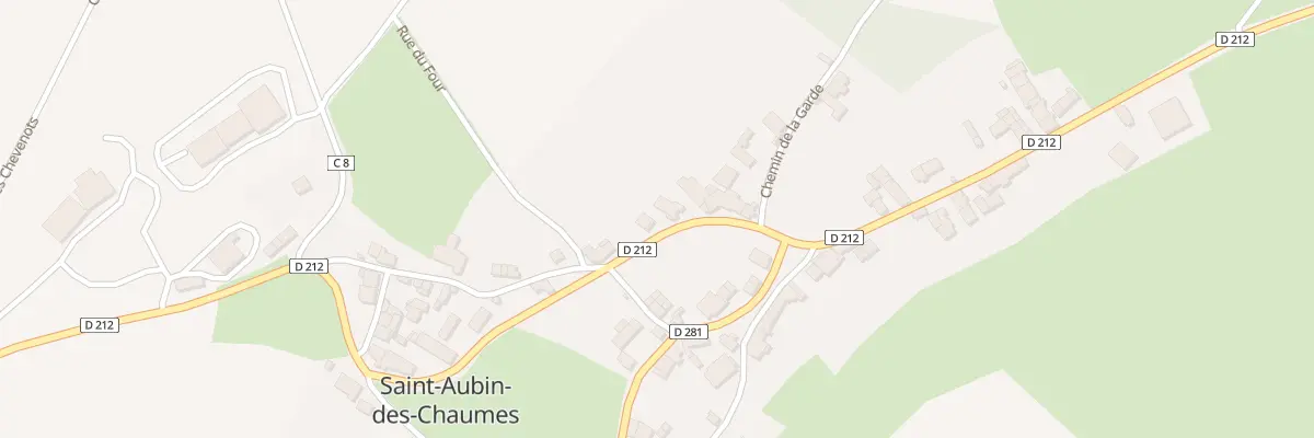 Plan du 6 Rue du Pave à Saint-Aubin-des-Chaumes