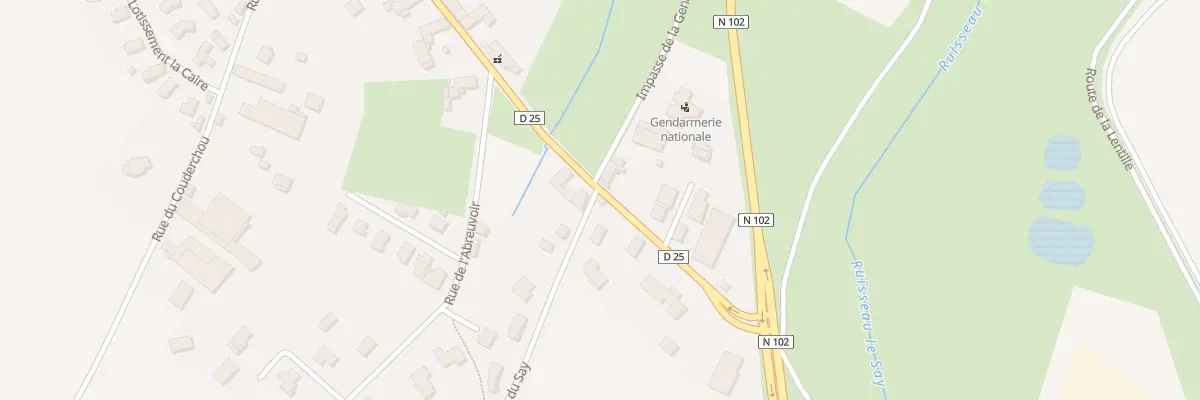 Plan du 9010 Rte du Puy à Loudes