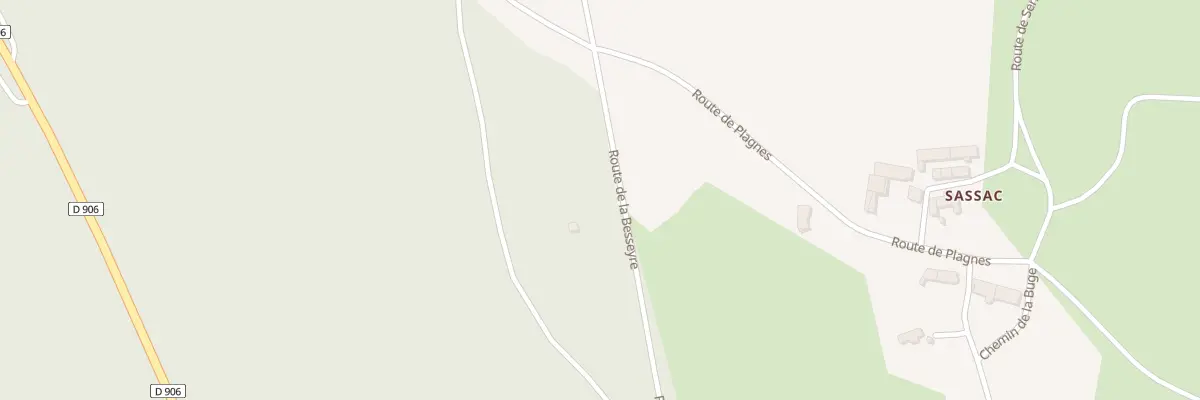 Plan du 146 Rte de la Besseyre à Félines