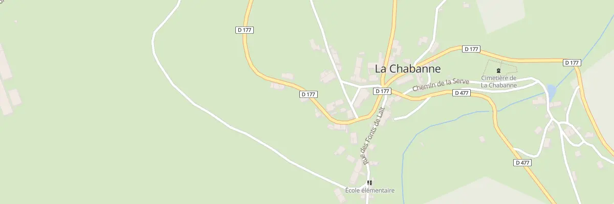 Plan du 9 Rte de Saint-Clément à La Chabanne