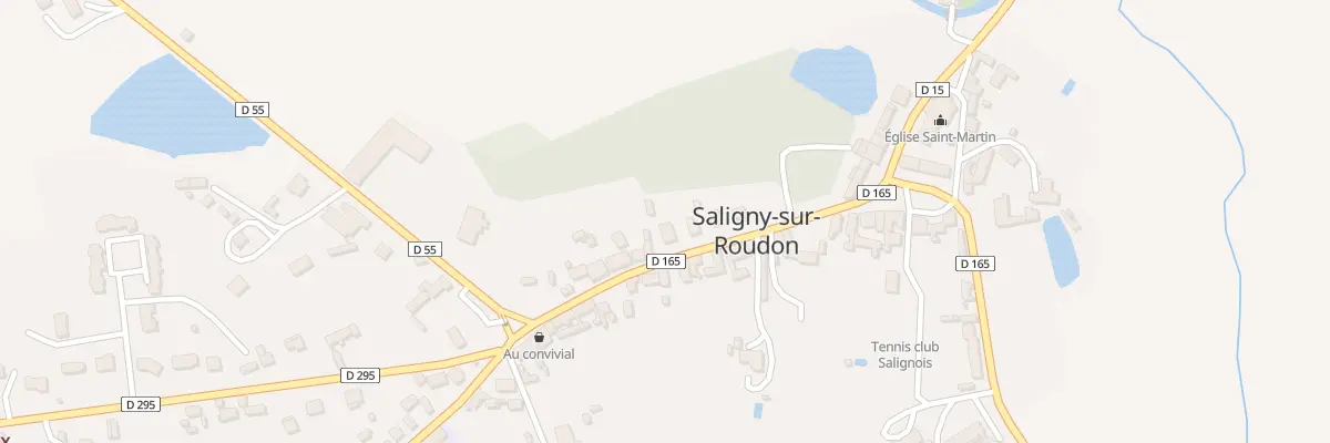 Plan du 15 Rue Grande Rue à Saligny-sur-Roudon