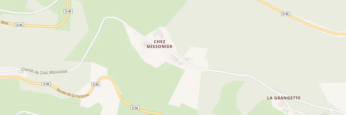 Plan du 5203 Chez Missonnier à Saint-Pierre-la-Bourlhonne