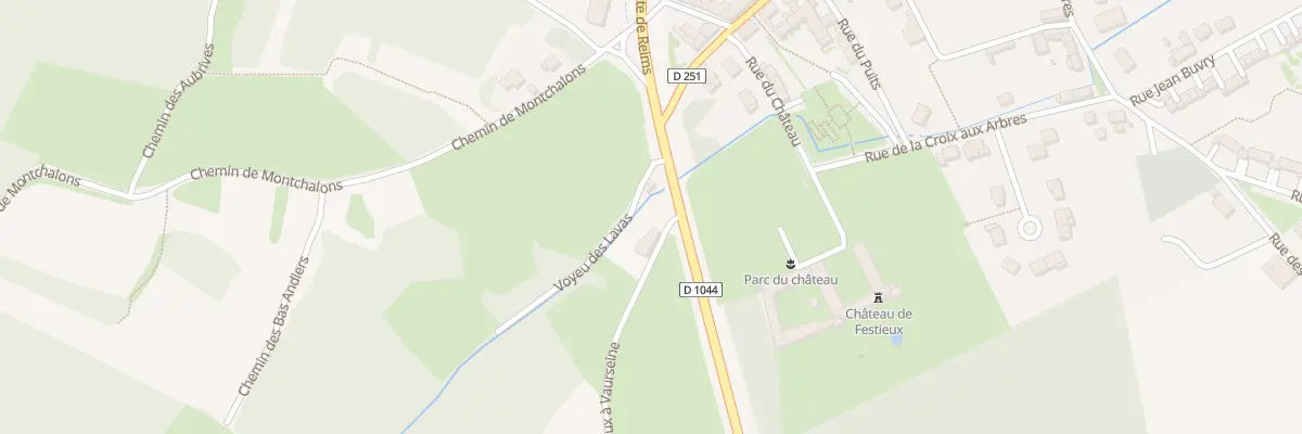 Plan du 6 Rte de Reims à Festieux