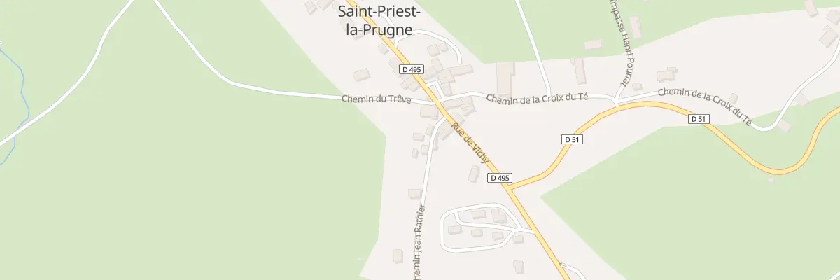 Plan du 4 Che Jean Rathier à Saint-Priest-la-Prugne