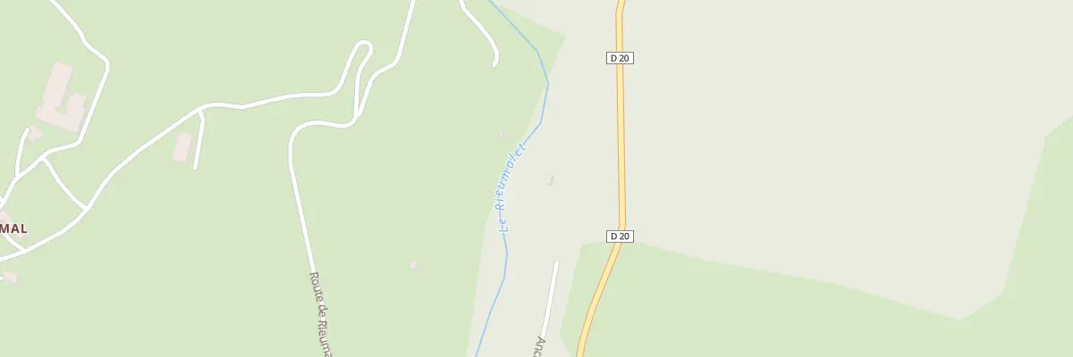 Plan du 383 Ach de Champlong à Pont de Montvert - Sud Mont Lozère