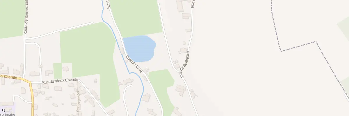 Plan du 9 Rue de Bellignies à Saint-Waast