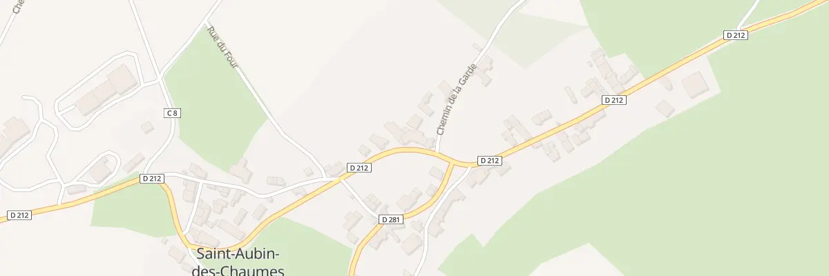 Plan du 2 Rue du Pave à Saint-Aubin-des-Chaumes