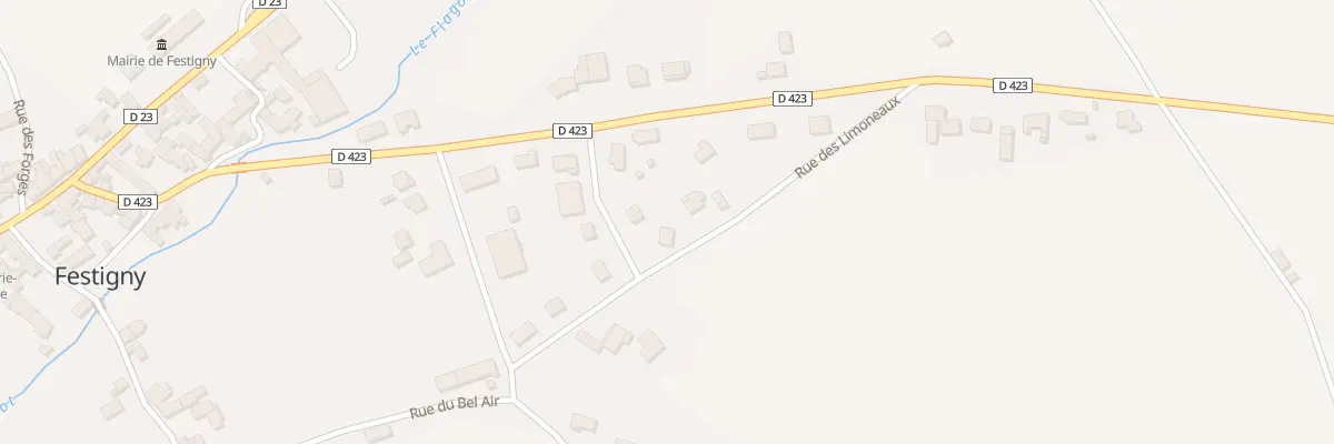 Plan du 3 Rue des Limoneaux à Festigny