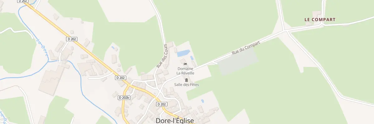 Plan du 3 Rue du Compart à Dore-l’Église