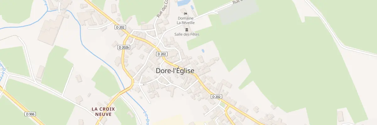 Plan du 5 Pl Ripaille à Dore-l’Église