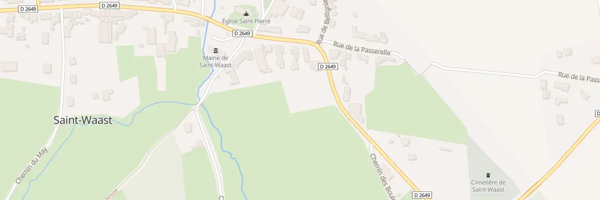 Plan du 19B N Rte Nationale à Saint-Waast