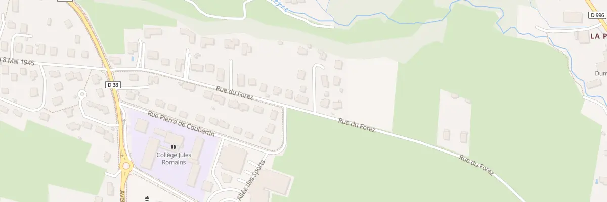 Plan du 29 Rue du Forez à Ambert