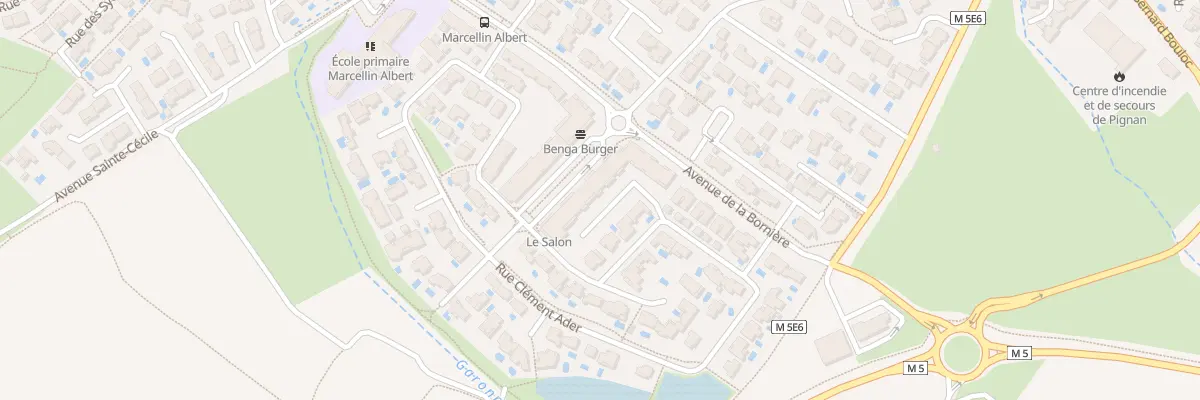 Plan du 165 Av de la Borniere à Pignan