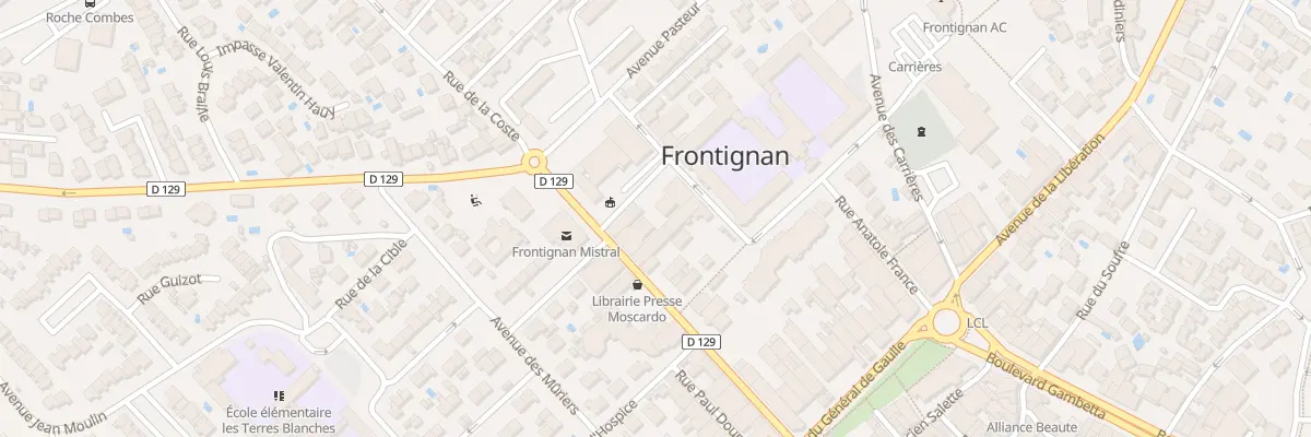 Plan du 43 Rue Anatole France à Frontignan