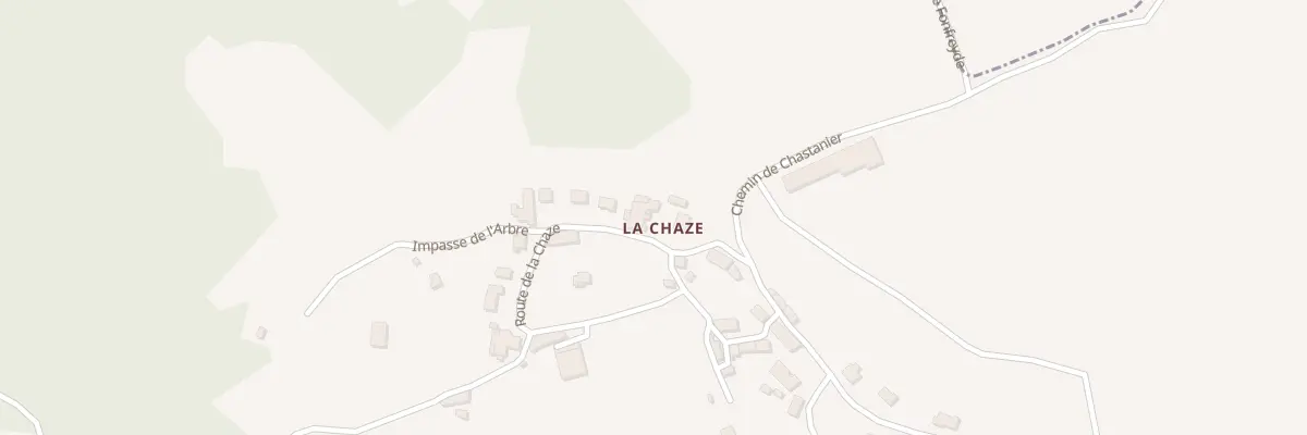 Plan du 5083 La Chaze à Pierrefiche
