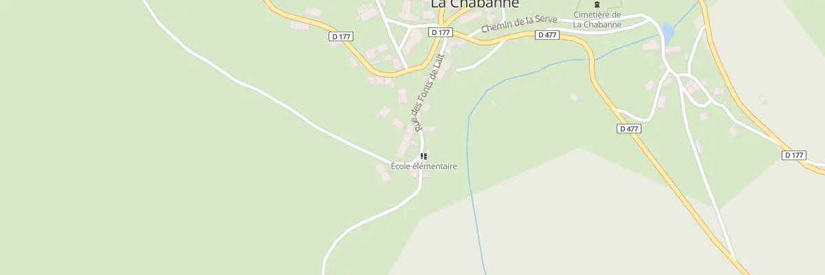 Plan du 14 Rue des Fonts de Lait à La Chabanne