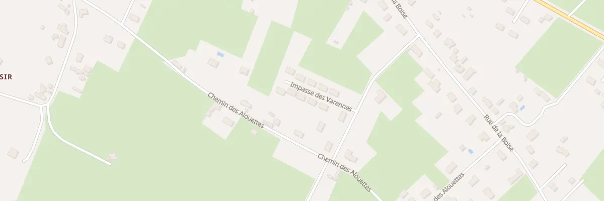 Plan du 6 Imp des Varennes à Diou