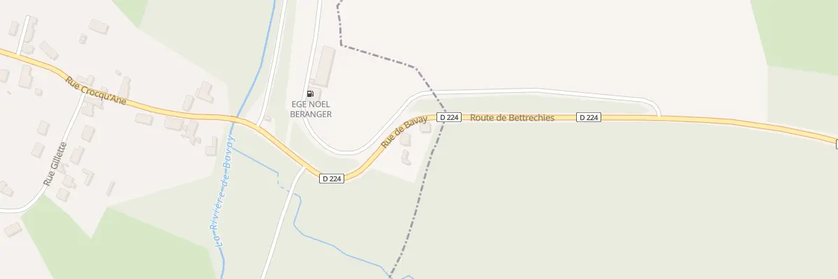 Plan du 4 Rte de Bavay à Bettrechies
