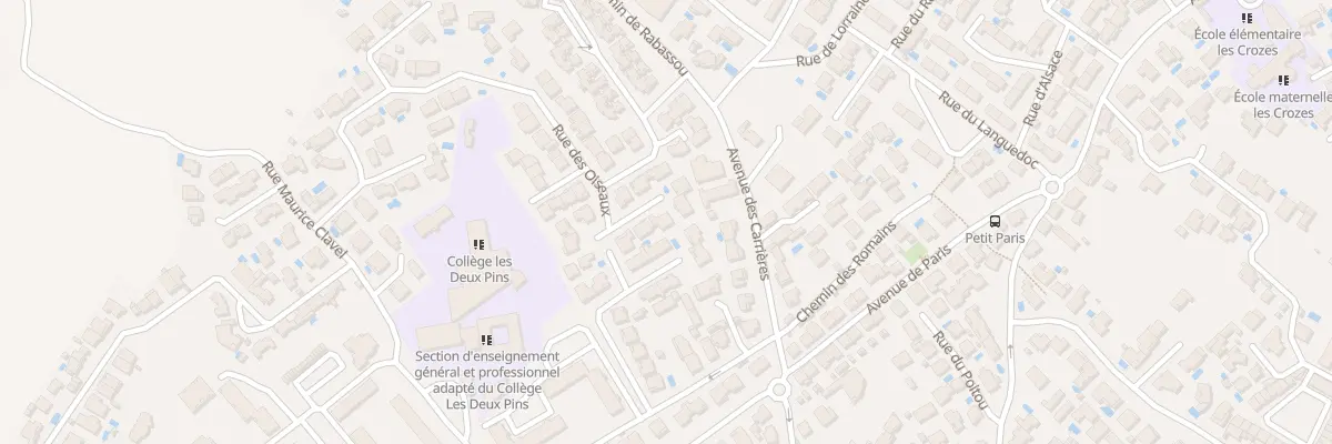 Plan du 9 Rue des Colombes à Frontignan