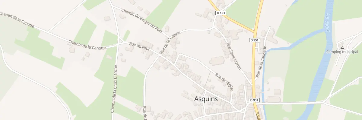 Plan du 2 Rue des Soeurs à Asquins