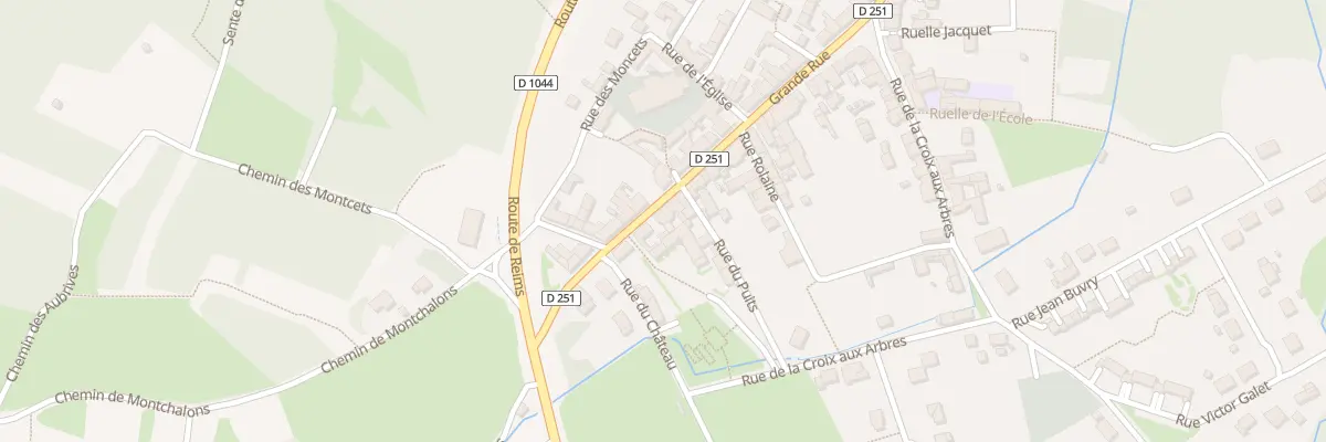 Plan du 59 Gr Grande Rue à Festieux