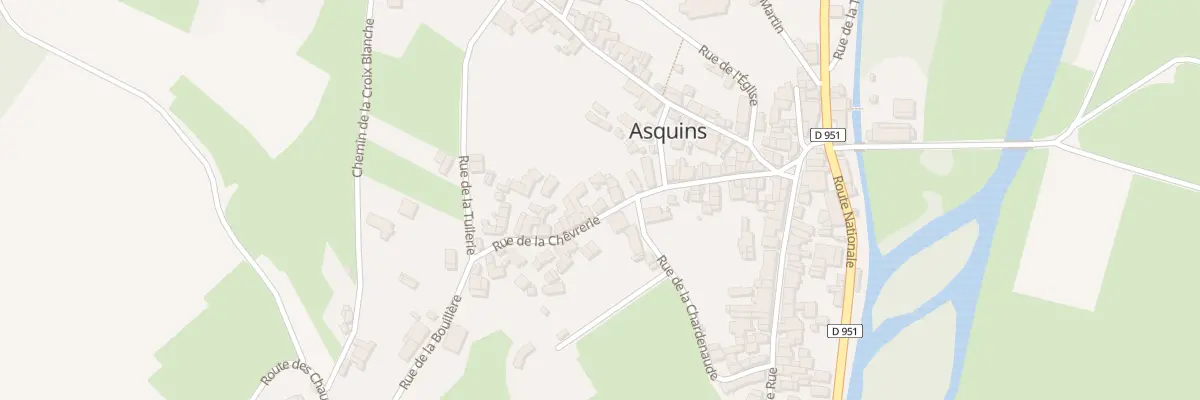 Plan du 32 Rue de la Chevrerie à Asquins