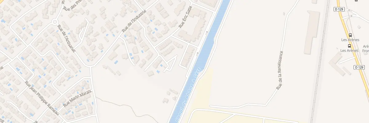 Plan du 34 Quai Voltaire Prolonge à Frontignan