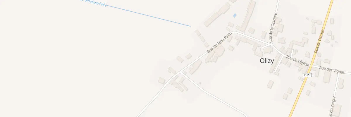 Plan du 3 Rue du Trou Patin à Olizy