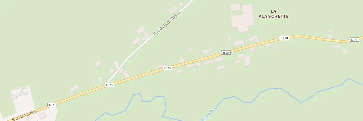 Plan du 3 Rue de la Planchette à Esquéhéries