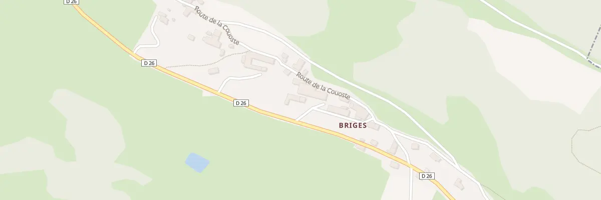 Plan du 1200 Rte Départementale 26 à Auroux