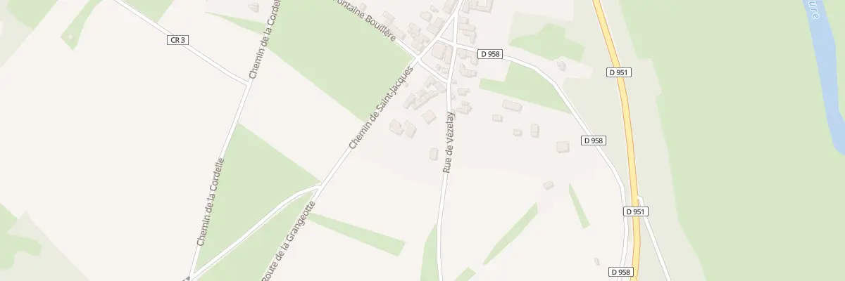 Plan du 8 Rue de Vézelay à Asquins