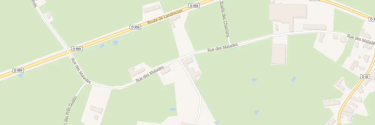 Plan du 475 Rue des Malades à Maroilles