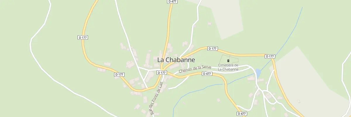 Plan du 3 Rte de la Loge des Gardes à La Chabanne