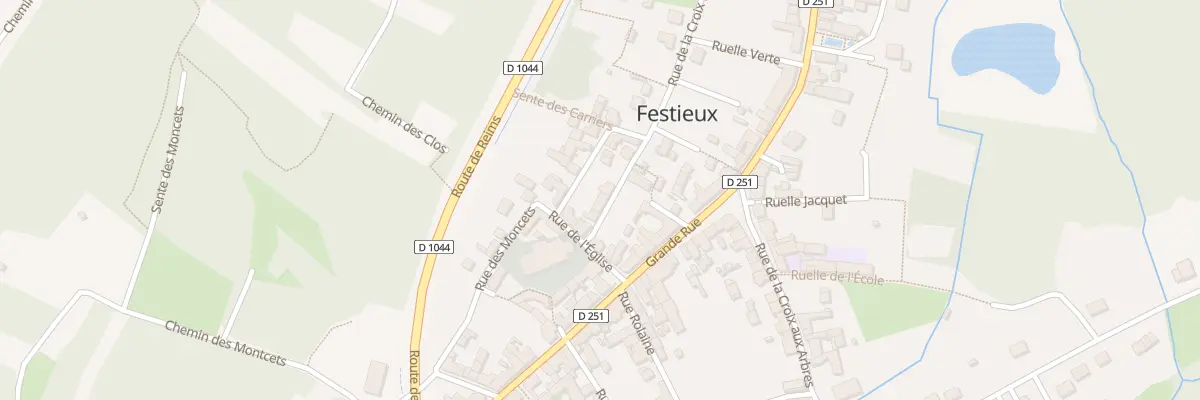 Plan du 3 Rue du Presbytère à Festieux