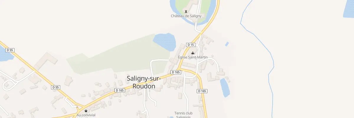 Plan du 5219 Le Bourg à Saligny-sur-Roudon