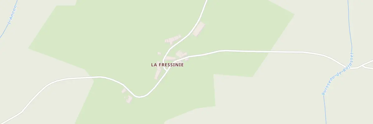 Plan du 8 La Fressinie à Noirétable