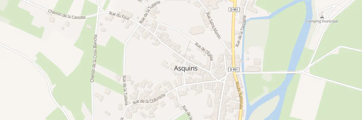Plan du 21 Rue du Four à Asquins
