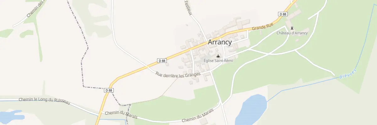 Plan du 4 Rue du Moulin à Arrancy