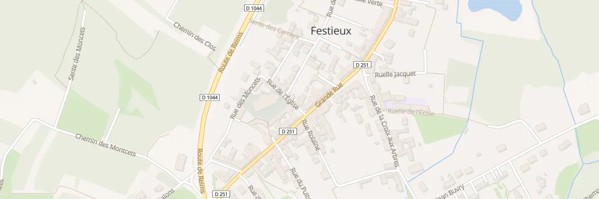 Plan du 2A Rue de l’Eglise à Festieux