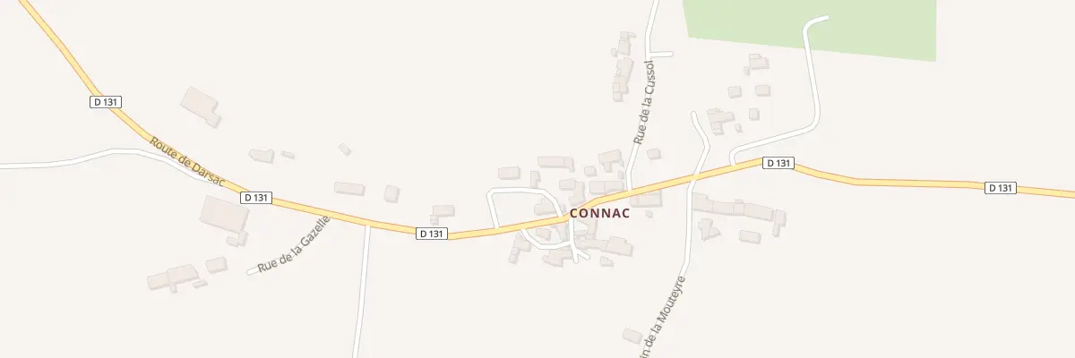 Plan du 9003 Rue du Bac - Connac à Lissac
