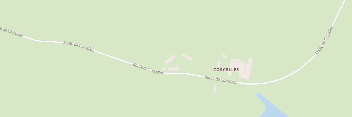 Plan du 1 Rte de Corcelles à Montaron