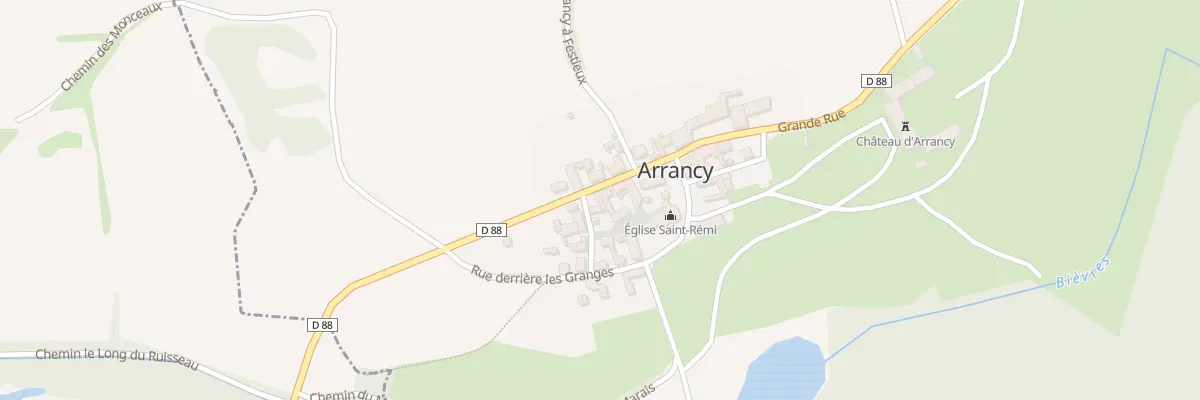 Plan du 19 Gr Grande Rue à Arrancy