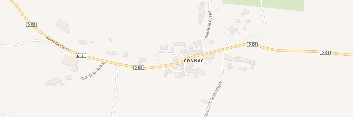 Plan du 9004 Rue du Bac - Connac à Lissac