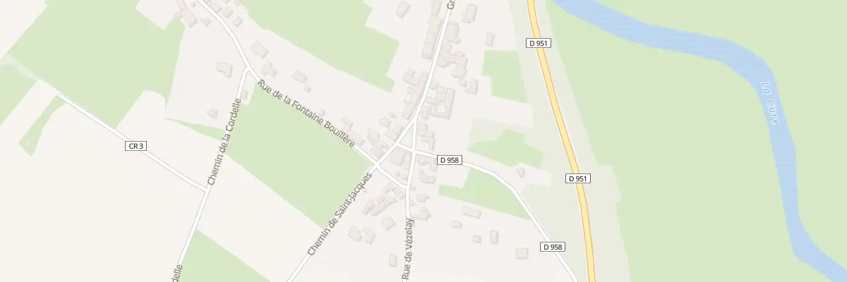 Plan du 91 Gr Grande Rue à Asquins