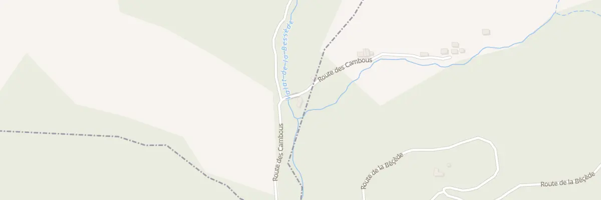 Plan du 5084 La Feniere à Sainte-Croix-Vallée-Française